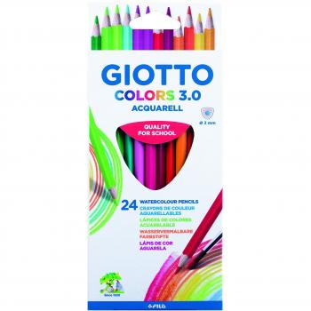 Giotto Colors 3.0 Aquarell - Pack de 24 lápices