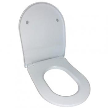 Asiento de WC TOTO RP con Absenkautomatik, Extraíble, Bisagras de Acero Inoxidable, Color Blanco