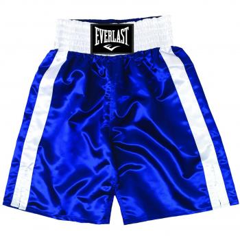 Everlast Pro 24` - Pantalones de boxeo, color Azul/Blanco, talla L