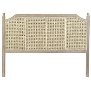 Cabecero de Cama DKD Home Decor Natural de Madera de Caucho 160 x 6 x 120 cm
