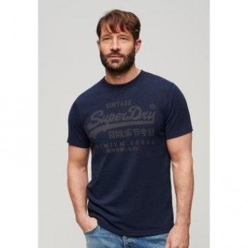 Camiseta clásica Heritage Superdry para hombre con logo vintage
