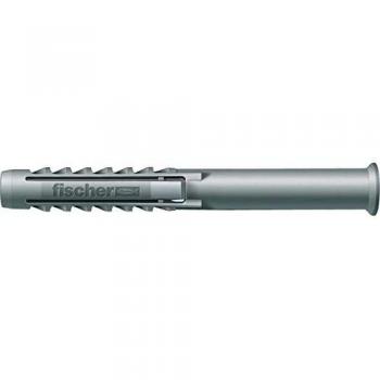 FISCHER 506198 Taco Sxr 8x100 estructuras metálicas Tacos para Colgar toldos, 100 Uds, Gris
