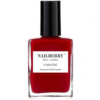 NAILBERRY L'Oxygéné Nail Polish - Shade Rouge - 15 ml
