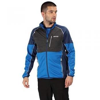 Regatta Yare II - Chaqueta de Softshell elástica para Hombre, Color Azul Oxford, Prussian, 2XL