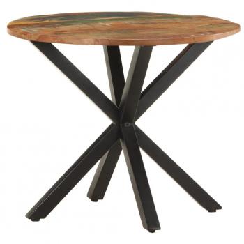 Mesa auxiliar de madera maciza reciclada 68x68x56 cm