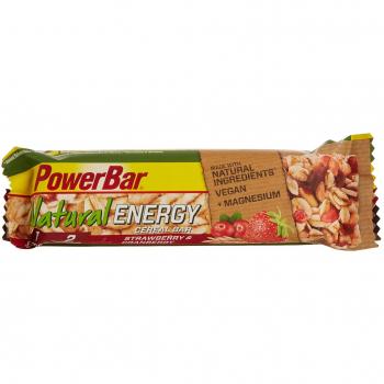 Powerbar Natural Energy Cereal Bar y Magnesium Strawberry & Cranberry - 24 Barras