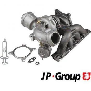 Turbo cargador JP GROUP 1117402800, sistema de carga, compatible con vehículos específicos, alta eficiencia en compresión, fácil instalación, fabricado con materiales de calidad para mayor durabilidad