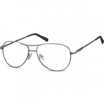 Gafas Recetadas Anti-Azules para Niños - Montura Completa Metálica Gris - SmartBuy