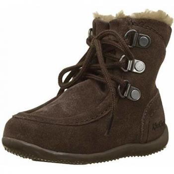 Kickers - Botas de Otra Piel Bebé-niñas, Marrón