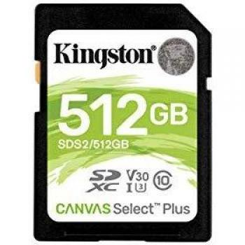 Kingston SDS2/512GB Canvas Select Plus SD Card Class 10 UHS-I