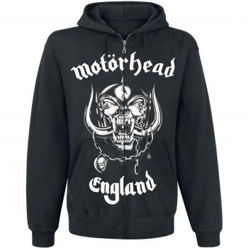 Motörhead England Hombre Capucha con Cremallera Negro XXL 50% algodón, 50% poliéster Regular