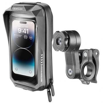 Soporte de Manillar para Moto Quiklox con Funda Impermeable y Accesorios Inclusivos