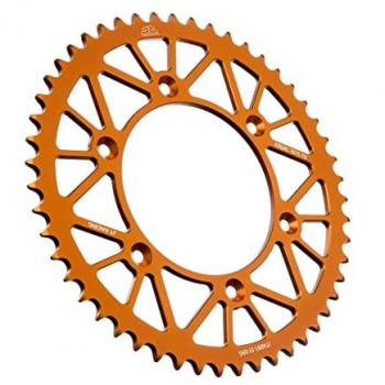 JT Sprockets JTA897.51ORG - Piñón trasero de aluminio anodizado 7075 T6 de 51 dientes, color naranja para Husqvarna/KTM