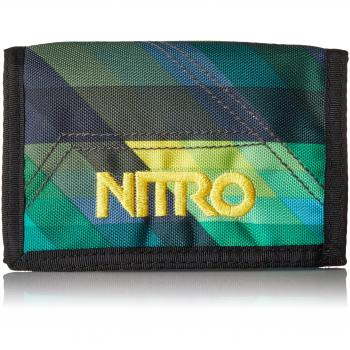 Nitro Snowboards Wallet, Monedero 14 cm, Geo Green