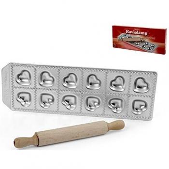 Máquina de Raviolis Cuoricini Imperia para 12 unidades con Rodillo de Aluminio