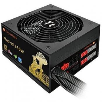 Thermaltake Madrid - Fuente de alimentación 850 W, Color Negro