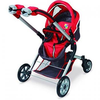 Decuevas Toys - Muñeca City, Coche 3 en 1 con Manoplas, 47x68x75 cm