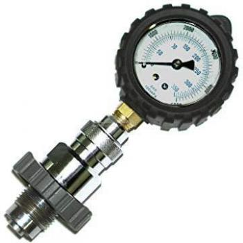Cressi - External HP Pressure Gauge, Color DIN
