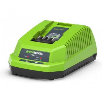 Cargador Universal Greenworks 40V 2A G40C para Baterías de Herramientas Eléctricas y Jardinería