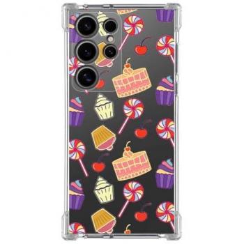 Funda Antigolpes de Silicona para Samsung Galaxy S24 Ultra 5G con Diseño de Dulces 01