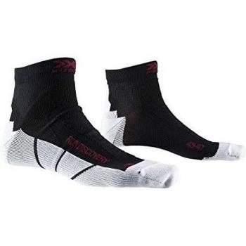 X-Bionic Run Discovery Calcetín Térmico, Hombre, Negro, 45-47