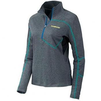 Trango TRX2 Wool WM - Jersey Interior para Mujer, Color Negro/Agua, Talla S