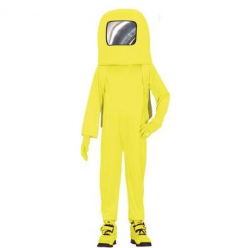 Disfraz de Astronauta Amarillo para Niños 5-6 Años