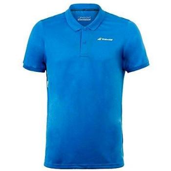Babolat Boy 's Core Club Polo de tenis, azul