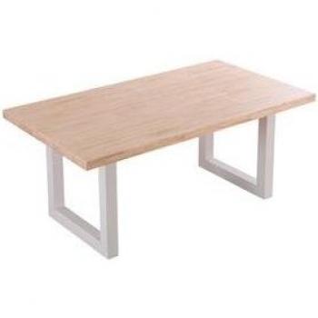 Mesa de comedor Loft rectangular diseño nórdico 76x180x100 cm