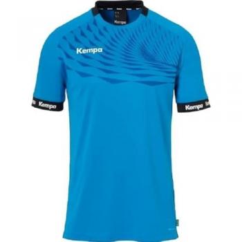 Kempa Camiseta De Manga Corta Wave 26 - Camiseta Deportiva para Hombres y Niños, elástica, transpirable, ideal para balonmano, gimnasio, jogging y running