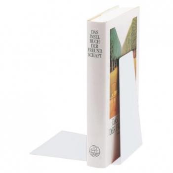 Leitz 52980001 - Sujeta libros, color blanco metálico