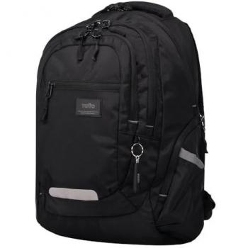 Mochila Casual Eco-friendly Totto Eufrates Negro