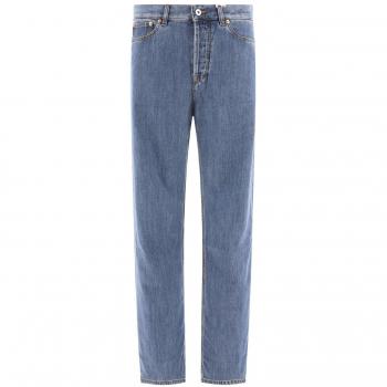 Men's Valentino Slim Fit Blue Denim Jeans | Size 34 | Straight Cut