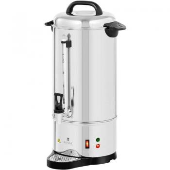 Cafetera Eléctrica de Filtro Profesional de Gran Capacidad (1200W, 9 Litros, Infusión y Mantenimiento Caliente, Grifo)