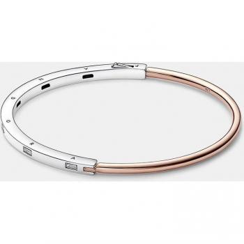 Pandora Pulsera en Dos Tonos con Gemas de Plata y Circonitas 582740C01