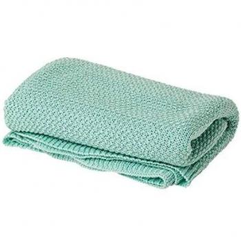 Kiokids Mantita de Bambú para Bebé Termoclimática Antihumedad Color Menta 80x110cm