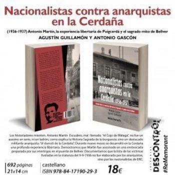 Nacionalistas contra anarquistas en la Cerdaña - GASCÓN, ANTONIO / GUILLAMÓN, AGUSTÍN