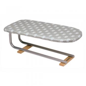 Tabla de planchar Foppapedretti Lo Stiragonne Natural, 500 x 220 mm, Aluminio, Algodón, Poliéster, Gris, Plata y Blanco