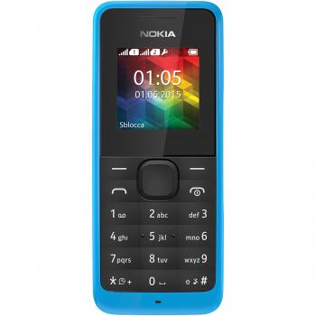 Microsoft 105 Dual SIM 1.4 69.6g Azul - Teléfono móvil