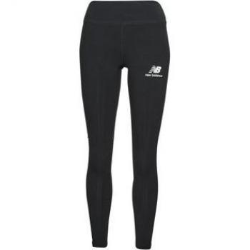 Mallas New Balance Essentials Stacked Mujer Negro con tejido elástico, ajuste ceñido, cintura alta, diseño moderno y logo de la marca en la parte frontal