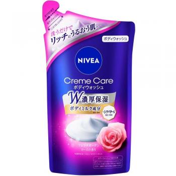NIVEA Cream Care Body Wash Refill - French Garden Rose Fragrance 360mL