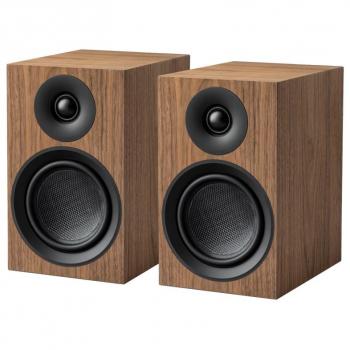 Pro-Ject Speaker Box 5 E Carbon Passive Bookshelf Speakers (Pair) - Walnut Wood Finish