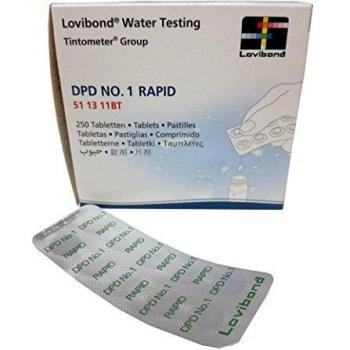 Lovibond DPD No1 Rapid Dissolve Tablets. 250 tablets
