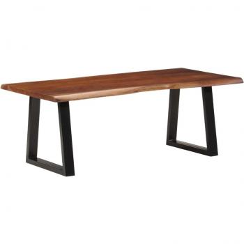 vidaXL Coffee Table Honey Brown 110x55x40 cm Solid Wood Acacia