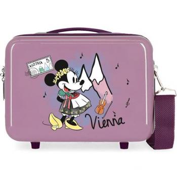 Neceser infantil Disney Minnie ABS Let´s Travel Vienna morado