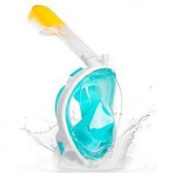 Máscara de snorkel azul S/M