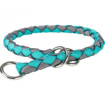 Collar de Entrenamiento Antitirones Trixie Cavo, S-M: 35-41 cm / Ø 12 mm, Color Océano/Grafito