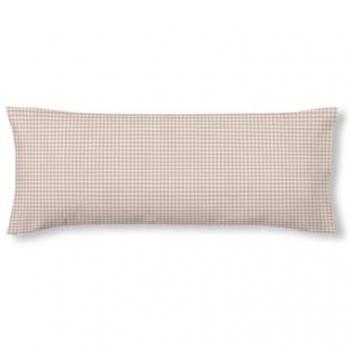 Funda de almohada Kids&Cotton Vichy Rosa 175 Hilos 45 x 110 cm