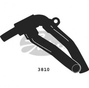 Manguera del radiador GATES 3810 - Manguera de alta calidad, resistente a la temperatura y presión, fabricada con materiales duraderos, diseñada para un ajuste preciso en sistemas de refrigeración de vehículos
