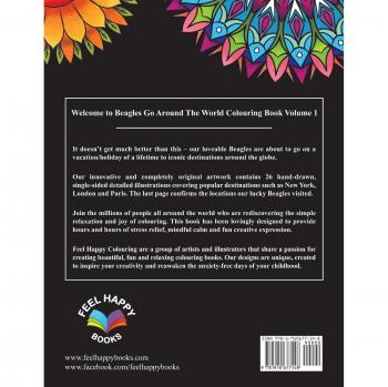 Libro para Colorear Beagles del Mundo: Libro de Colorear Beagle - Regalos Perfectos para Adultos y Niños Mayores de 10 Años - Volumen 1 con Patrones y Diseños Relajantes